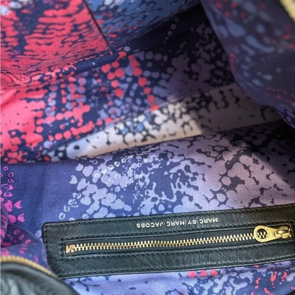 Marc Jacobs Soft Black Leather Padlock Hobo Bag - Picture 7 of 12